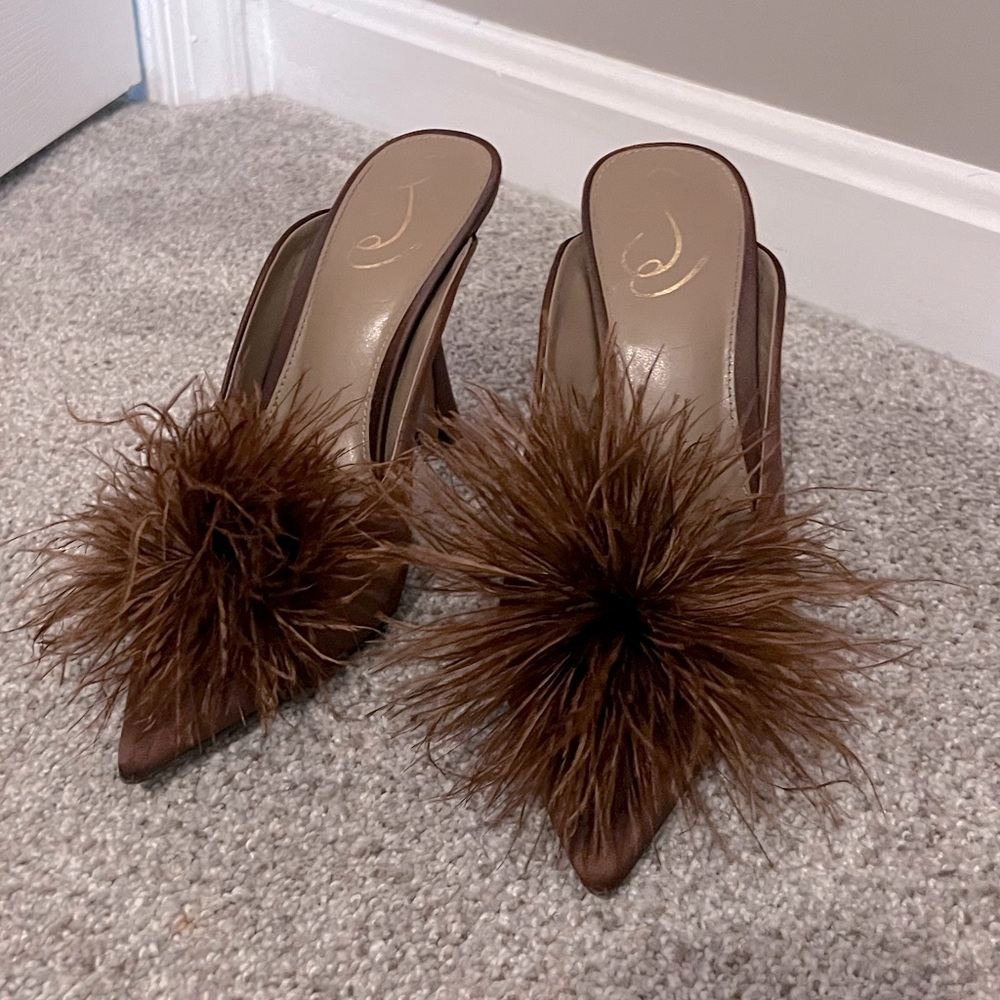 Sam Edelman feather mules